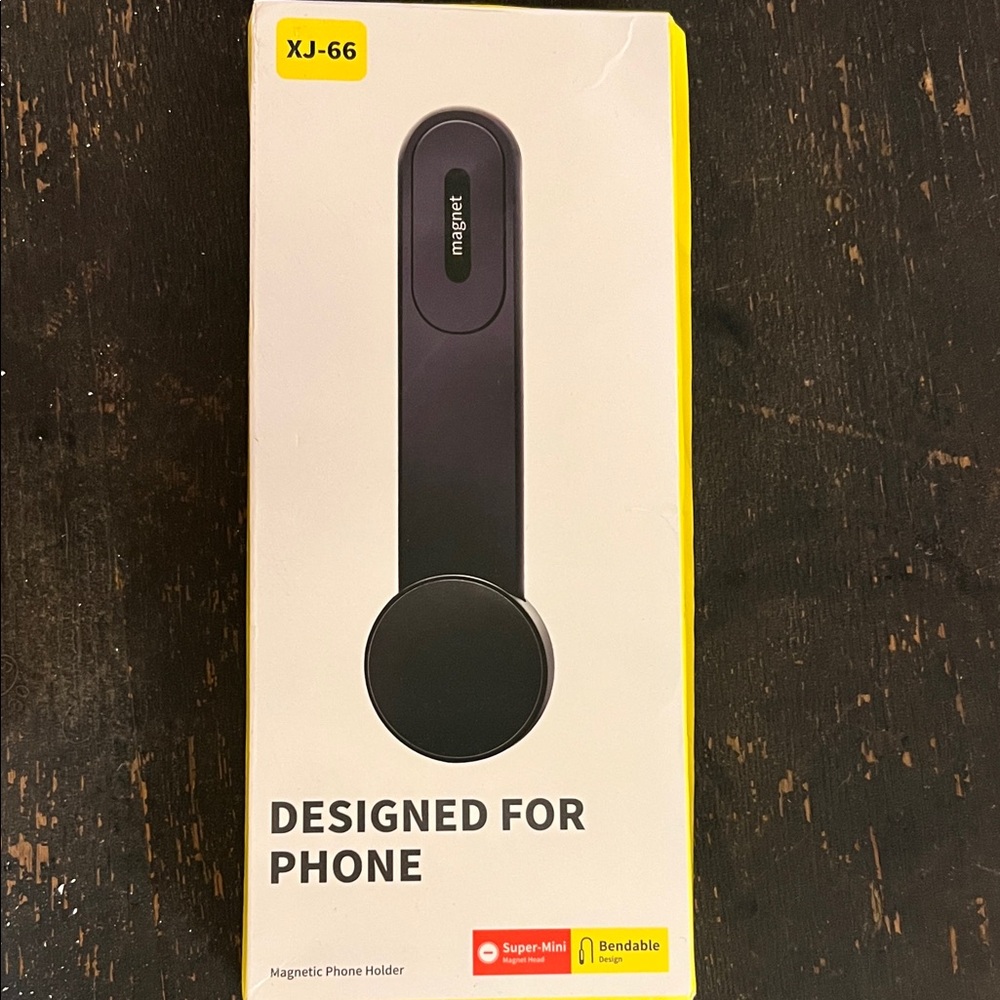 Magnetic Phone Holder - Black